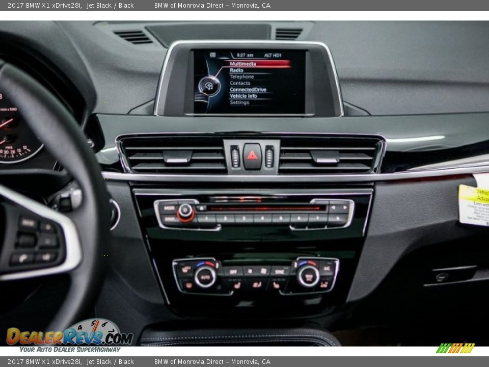 2017 BMW X1 xDrive28i Jet Black / Black Photo #5