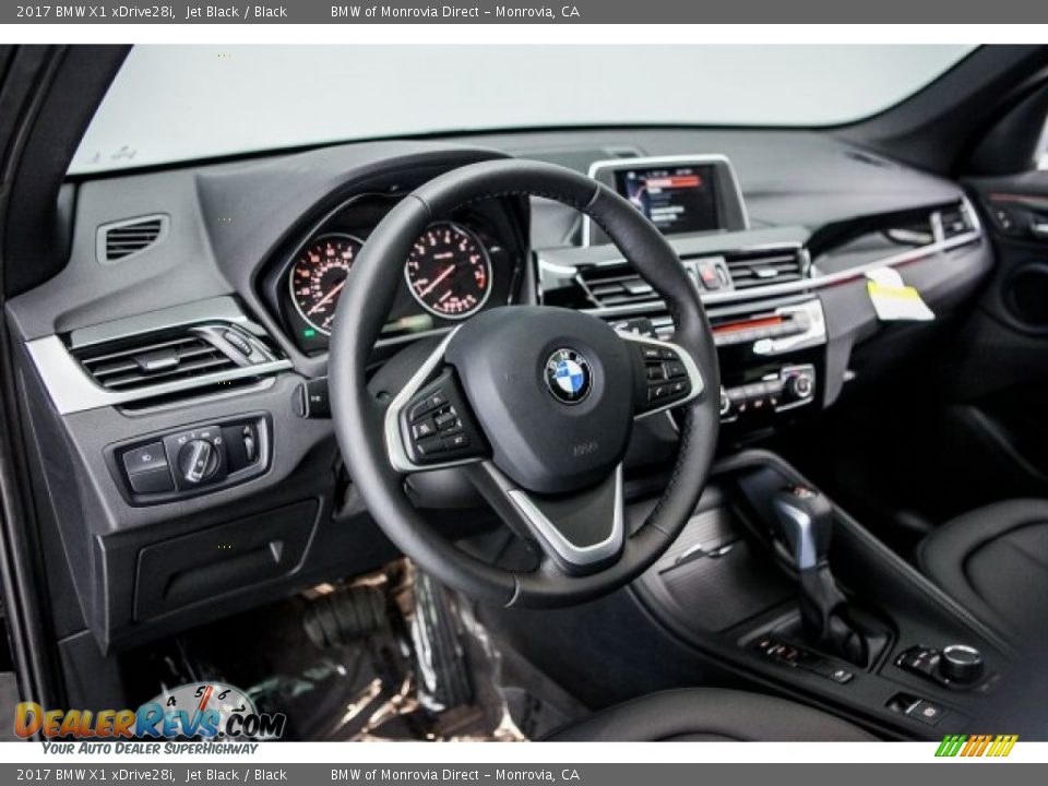 2017 BMW X1 xDrive28i Jet Black / Black Photo #6