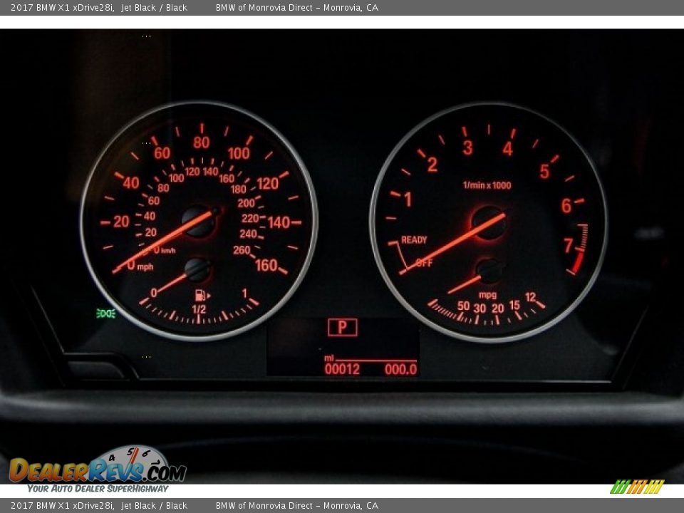2017 BMW X1 xDrive28i Jet Black / Black Photo #7