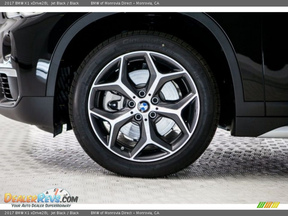 2017 BMW X1 xDrive28i Jet Black / Black Photo #9