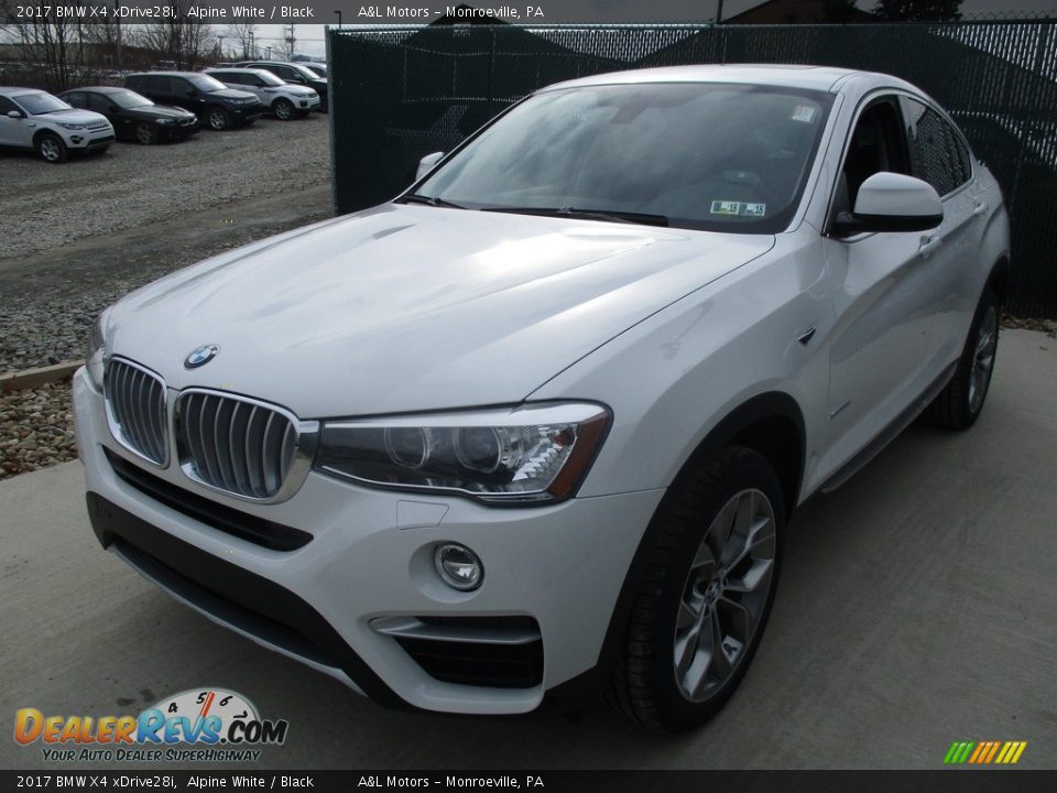 2017 BMW X4 xDrive28i Alpine White / Black Photo #7
