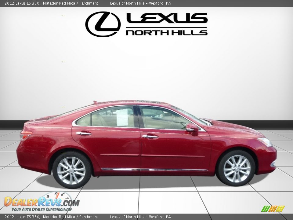 2012 Lexus ES 350 Matador Red Mica / Parchment Photo #2