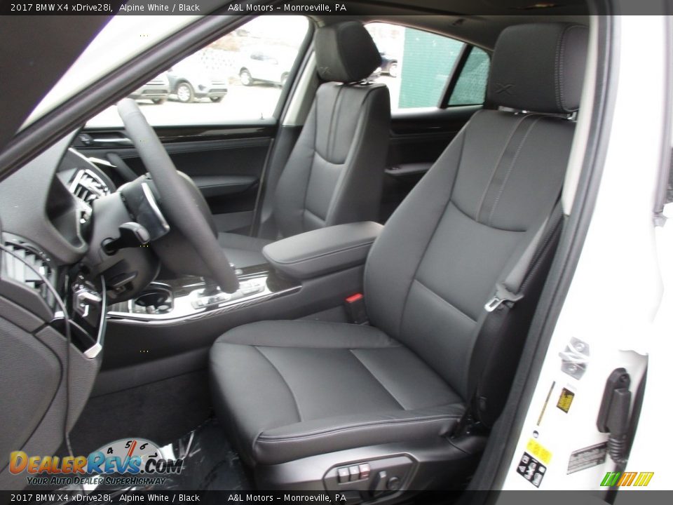 Front Seat of 2017 BMW X4 xDrive28i Photo #12