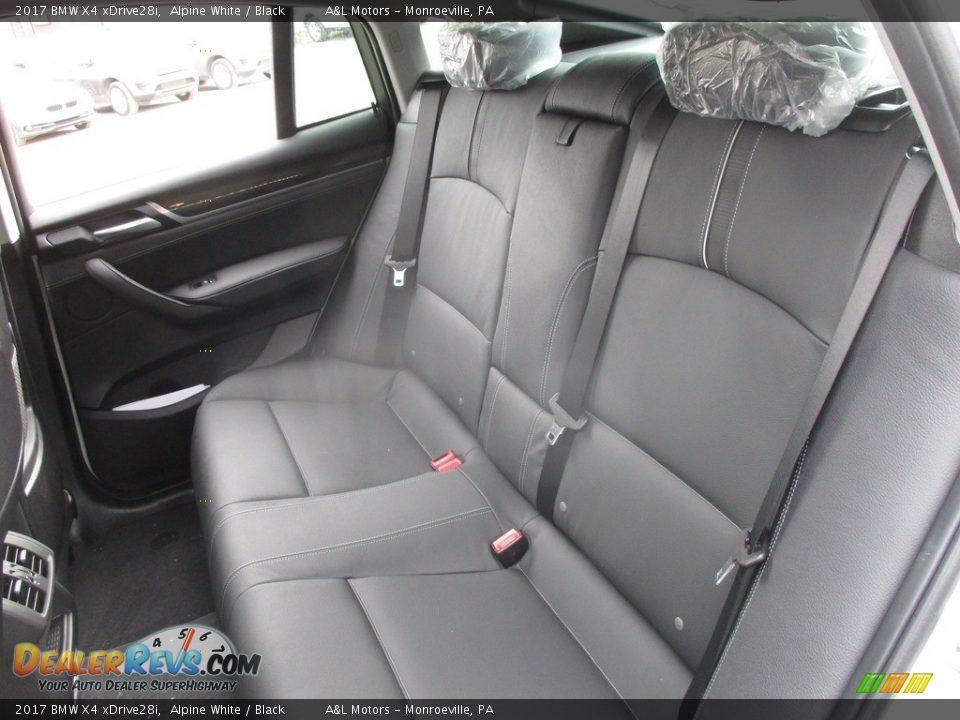 Rear Seat of 2017 BMW X4 xDrive28i Photo #13