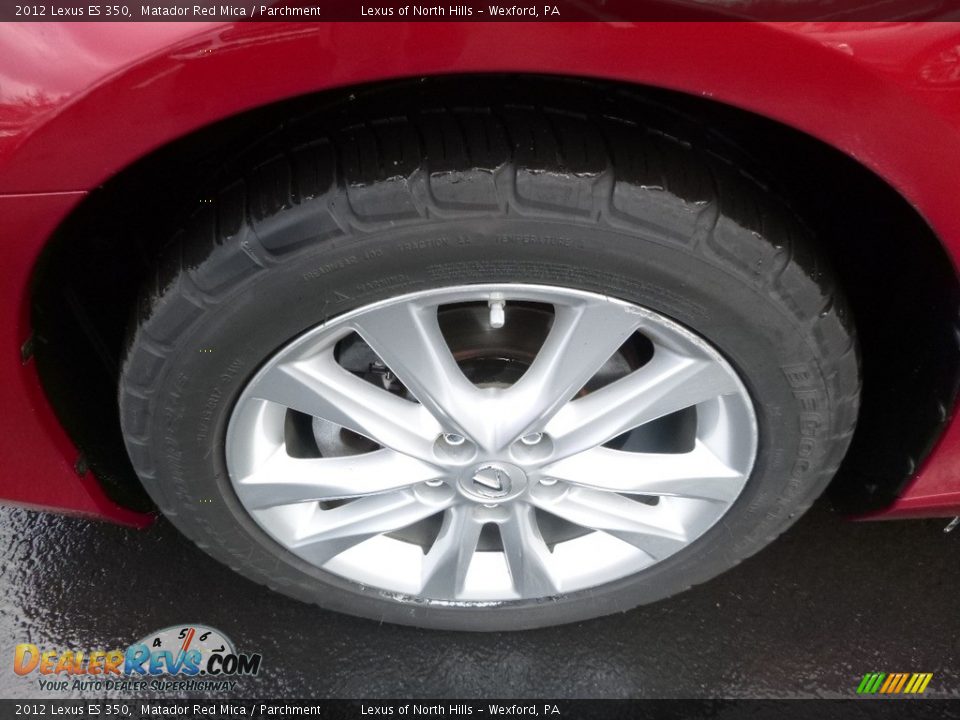 2012 Lexus ES 350 Matador Red Mica / Parchment Photo #5