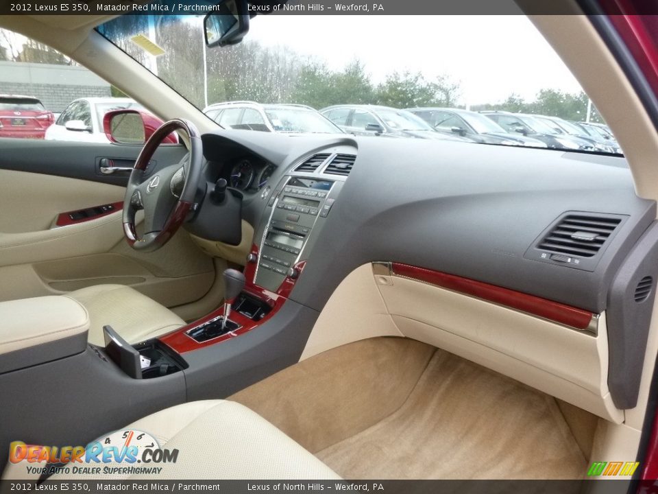 2012 Lexus ES 350 Matador Red Mica / Parchment Photo #6
