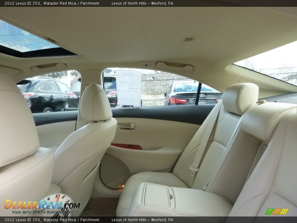 2012 Lexus ES 350 Matador Red Mica / Parchment Photo #9