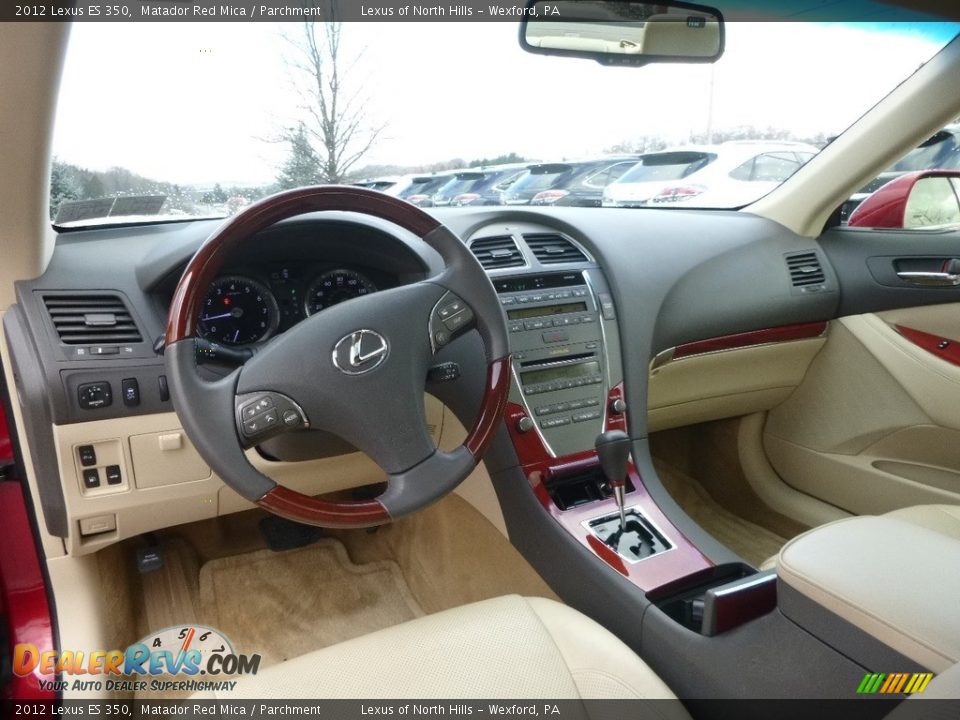 2012 Lexus ES 350 Matador Red Mica / Parchment Photo #10