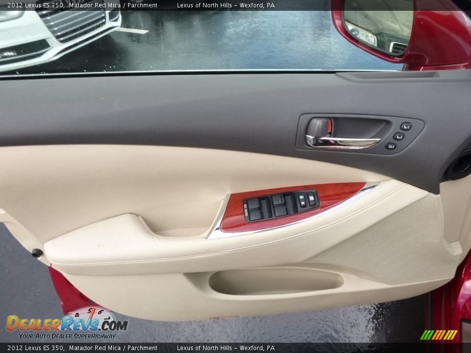 2012 Lexus ES 350 Matador Red Mica / Parchment Photo #11