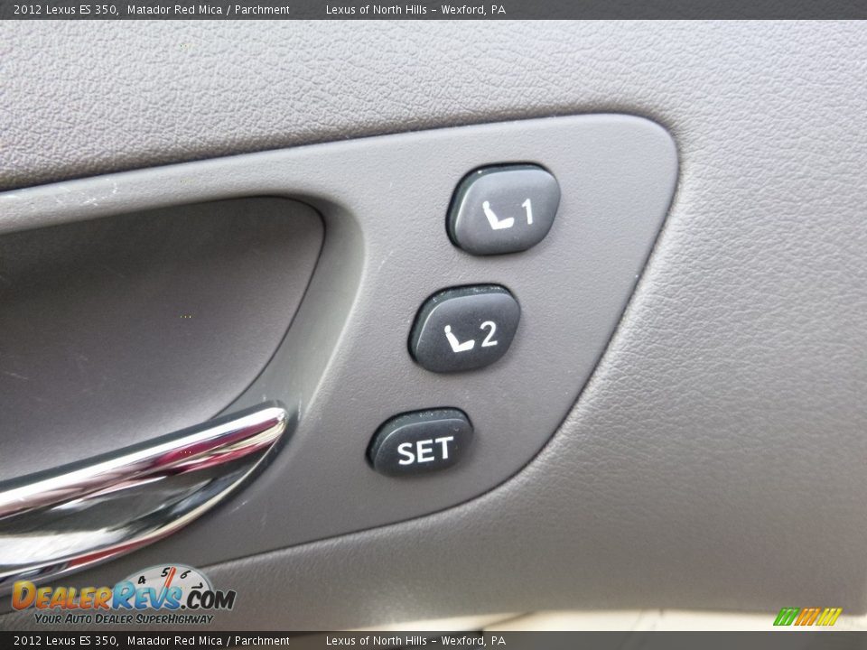 2012 Lexus ES 350 Matador Red Mica / Parchment Photo #12