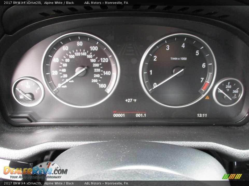 2017 BMW X4 xDrive28i Alpine White / Black Photo #20