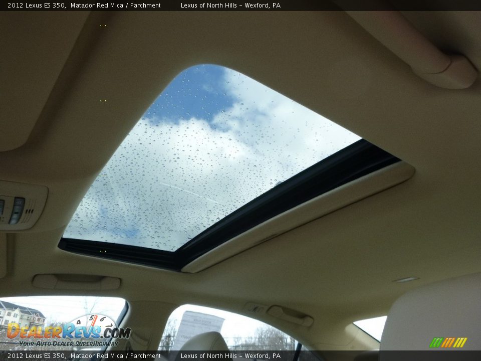 2012 Lexus ES 350 Matador Red Mica / Parchment Photo #13