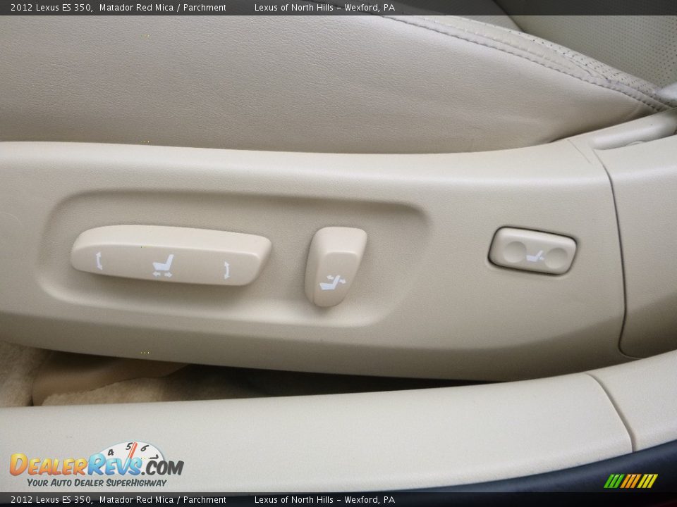 2012 Lexus ES 350 Matador Red Mica / Parchment Photo #15