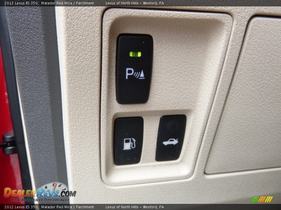 2012 Lexus ES 350 Matador Red Mica / Parchment Photo #16