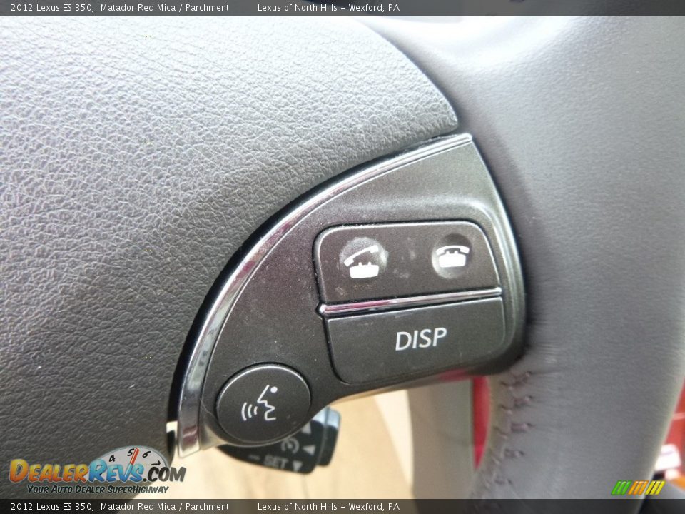 2012 Lexus ES 350 Matador Red Mica / Parchment Photo #20