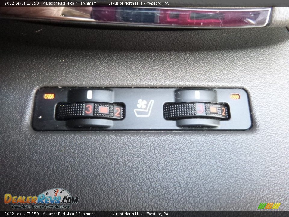 2012 Lexus ES 350 Matador Red Mica / Parchment Photo #21