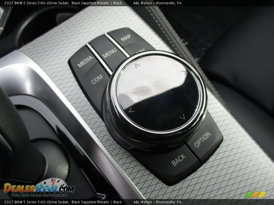 Controls of 2017 BMW 5 Series 540i xDrive Sedan Photo #17