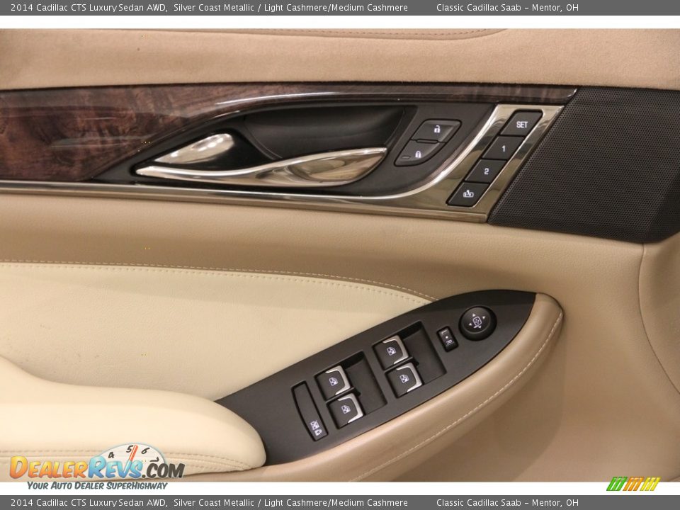 2014 Cadillac CTS Luxury Sedan AWD Silver Coast Metallic / Light Cashmere/Medium Cashmere Photo #5