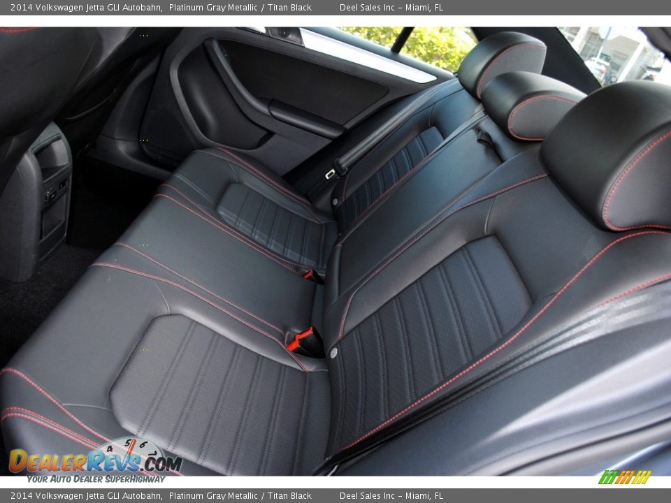 2014 Volkswagen Jetta GLI Autobahn Platinum Gray Metallic / Titan Black Photo #12