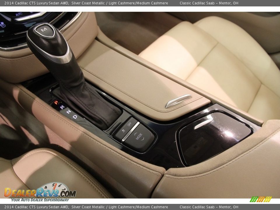 2014 Cadillac CTS Luxury Sedan AWD Silver Coast Metallic / Light Cashmere/Medium Cashmere Photo #14
