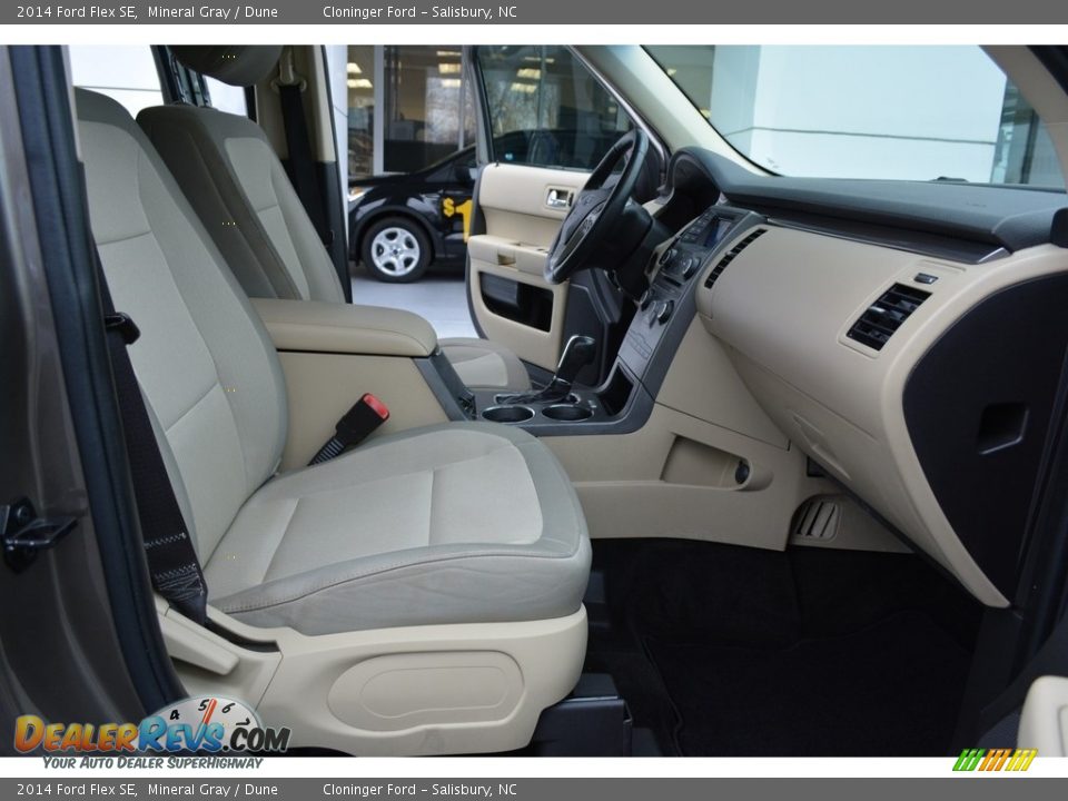 2014 Ford Flex SE Mineral Gray / Dune Photo #15