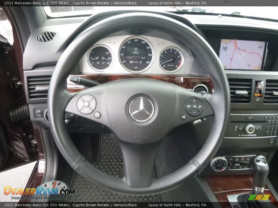 2012 Mercedes-Benz GLK 350 4Matic Cuprite Brown Metallic / Almond/Black Photo #16