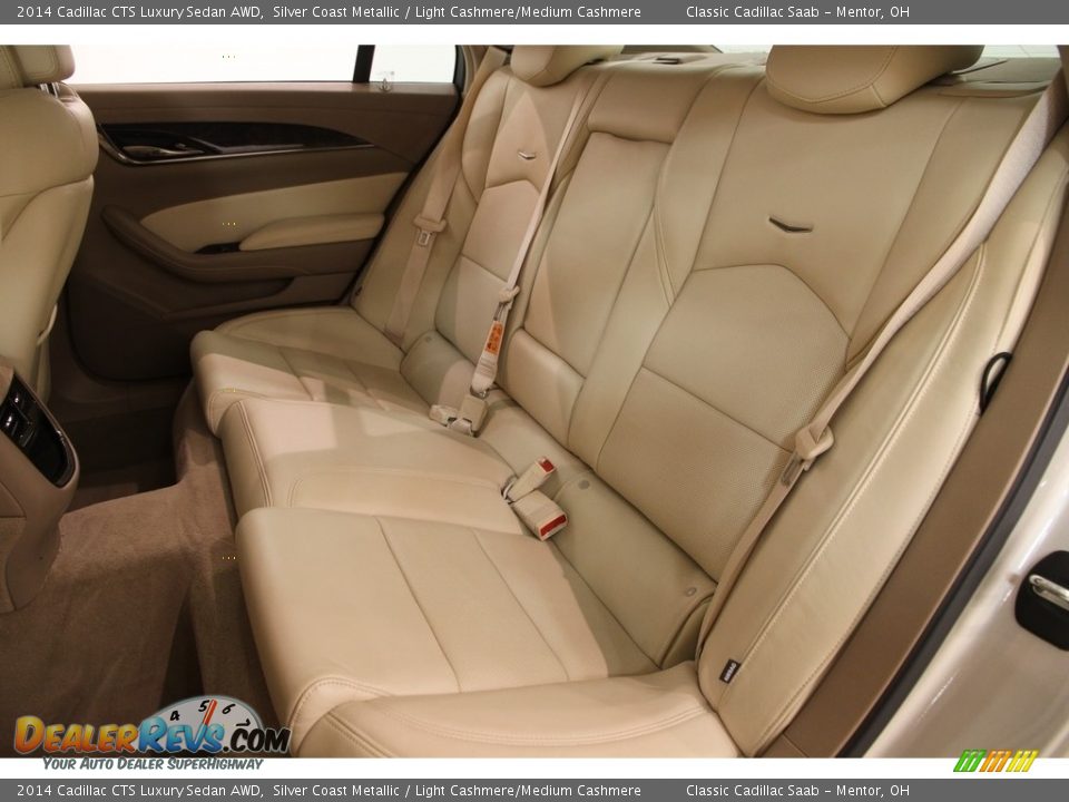 2014 Cadillac CTS Luxury Sedan AWD Silver Coast Metallic / Light Cashmere/Medium Cashmere Photo #18