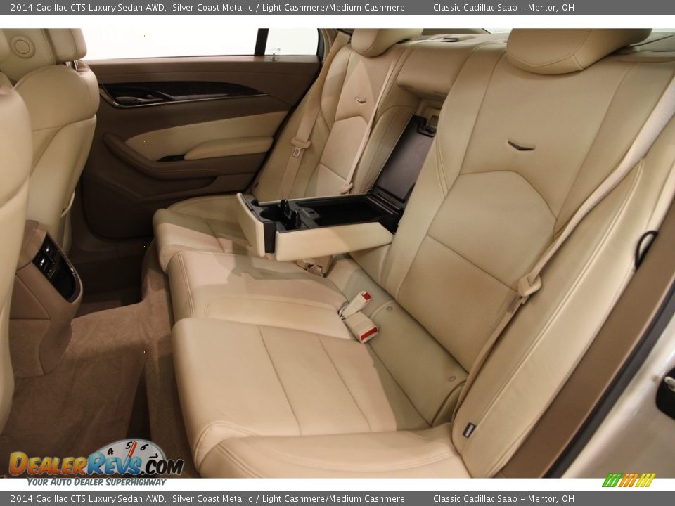 2014 Cadillac CTS Luxury Sedan AWD Silver Coast Metallic / Light Cashmere/Medium Cashmere Photo #19