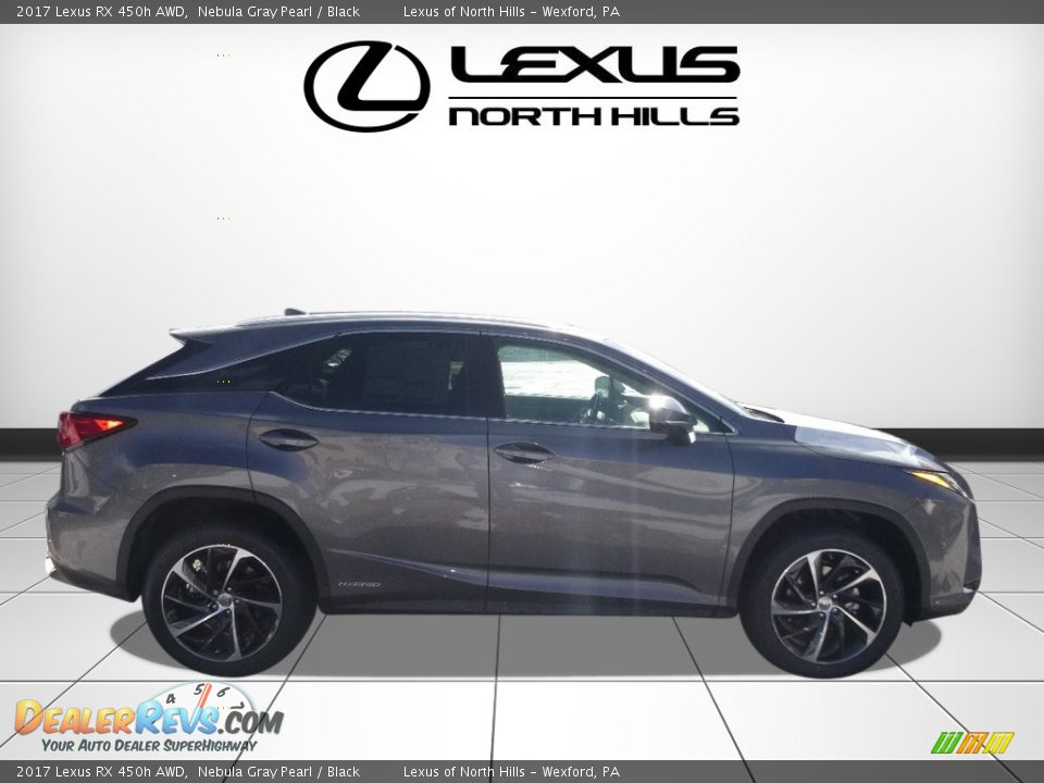 2017 Lexus RX 450h AWD Nebula Gray Pearl / Black Photo #2