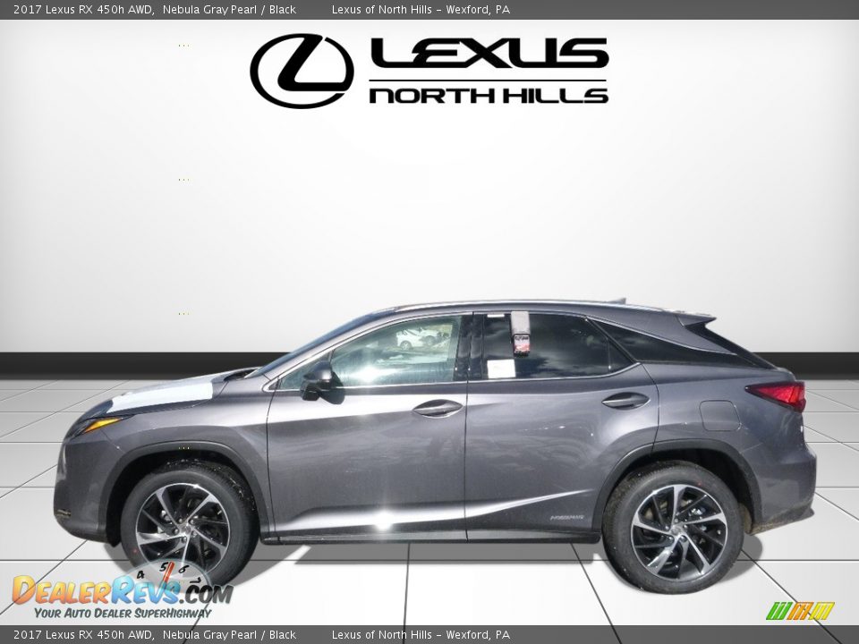 2017 Lexus RX 450h AWD Nebula Gray Pearl / Black Photo #3