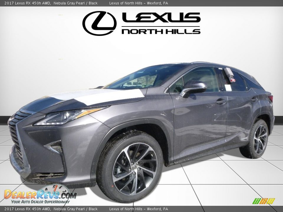 2017 Lexus RX 450h AWD Nebula Gray Pearl / Black Photo #4