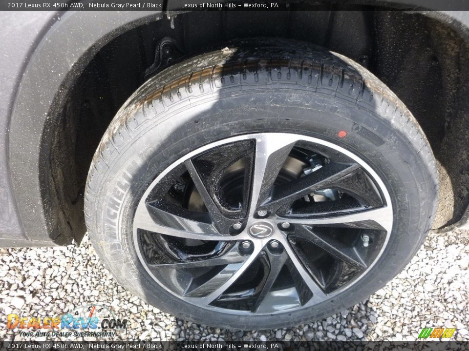 2017 Lexus RX 450h AWD Nebula Gray Pearl / Black Photo #5