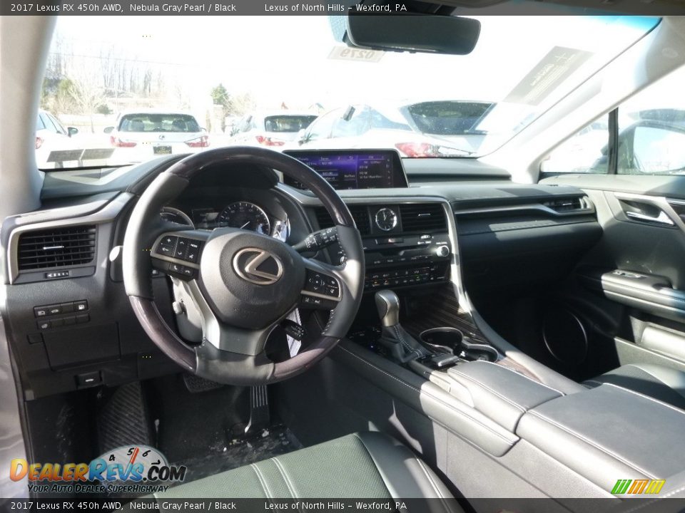 2017 Lexus RX 450h AWD Nebula Gray Pearl / Black Photo #9