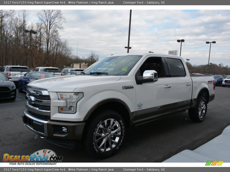 2017 Ford F150 King Ranch SuperCrew 4x4 White Platinum / King Ranch Java Photo #3