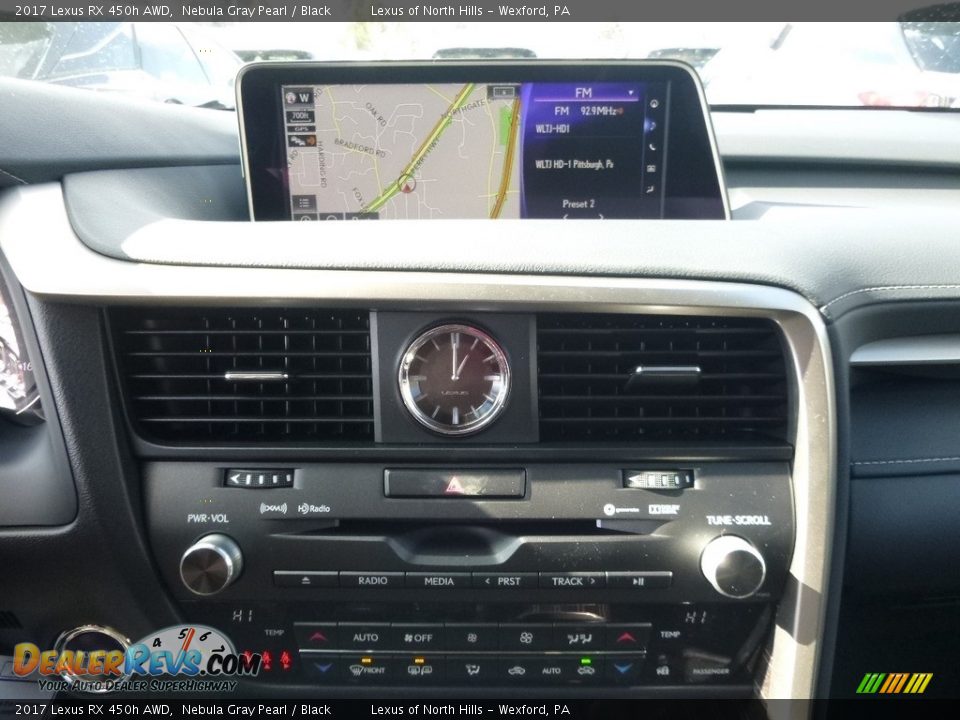 2017 Lexus RX 450h AWD Nebula Gray Pearl / Black Photo #13