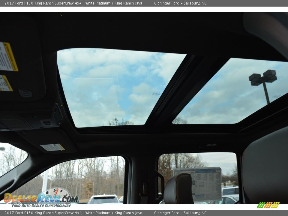 2017 Ford F150 King Ranch SuperCrew 4x4 White Platinum / King Ranch Java Photo #10