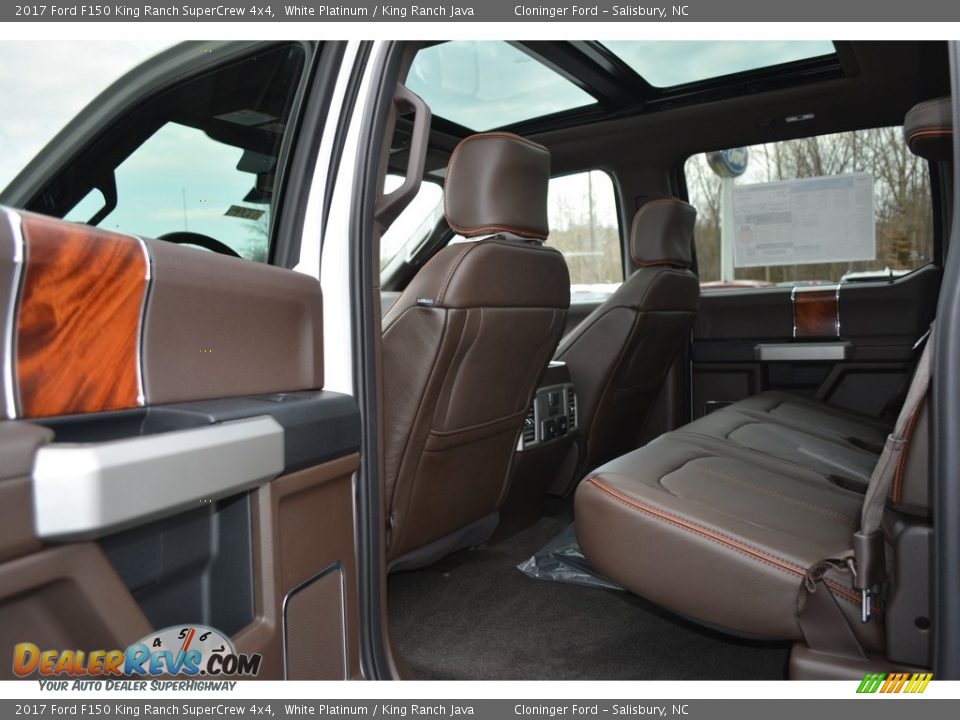 2017 Ford F150 King Ranch SuperCrew 4x4 White Platinum / King Ranch Java Photo #12