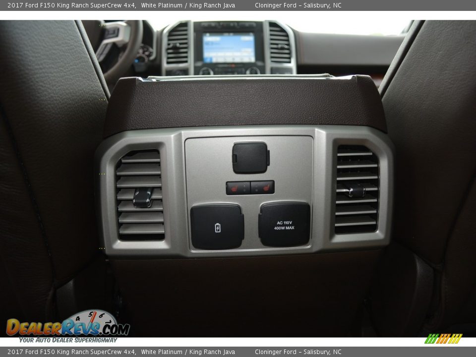 2017 Ford F150 King Ranch SuperCrew 4x4 White Platinum / King Ranch Java Photo #13