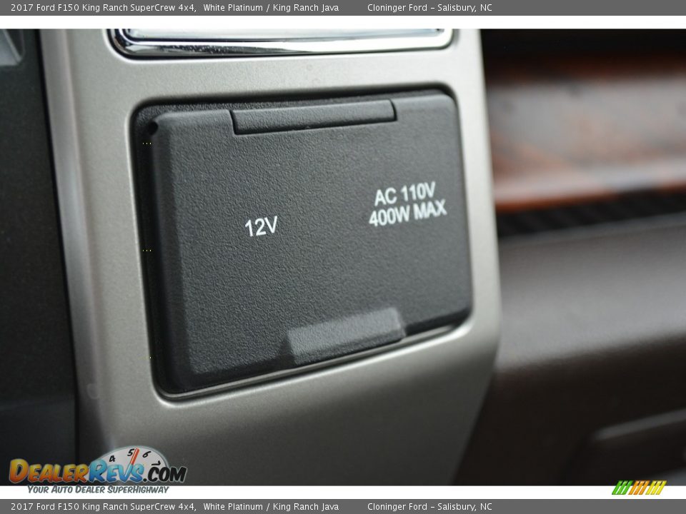 2017 Ford F150 King Ranch SuperCrew 4x4 White Platinum / King Ranch Java Photo #25