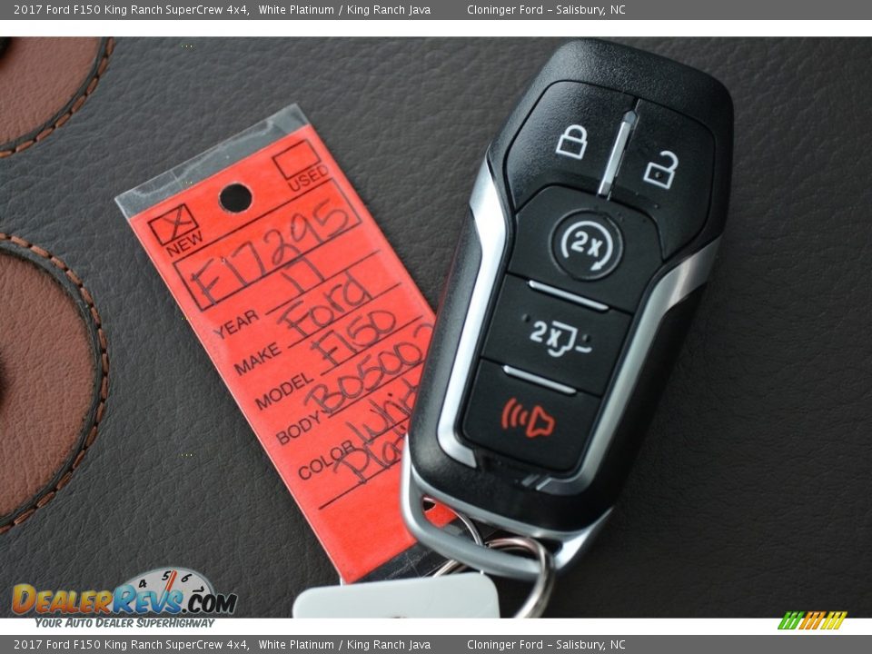2017 Ford F150 King Ranch SuperCrew 4x4 White Platinum / King Ranch Java Photo #31