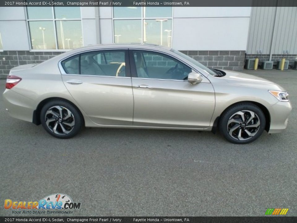 2017 Honda Accord EX-L Sedan Champagne Frost Pearl / Ivory Photo #2