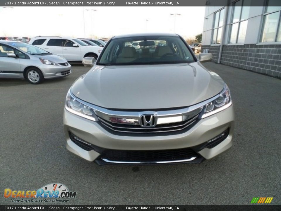 2017 Honda Accord EX-L Sedan Champagne Frost Pearl / Ivory Photo #4