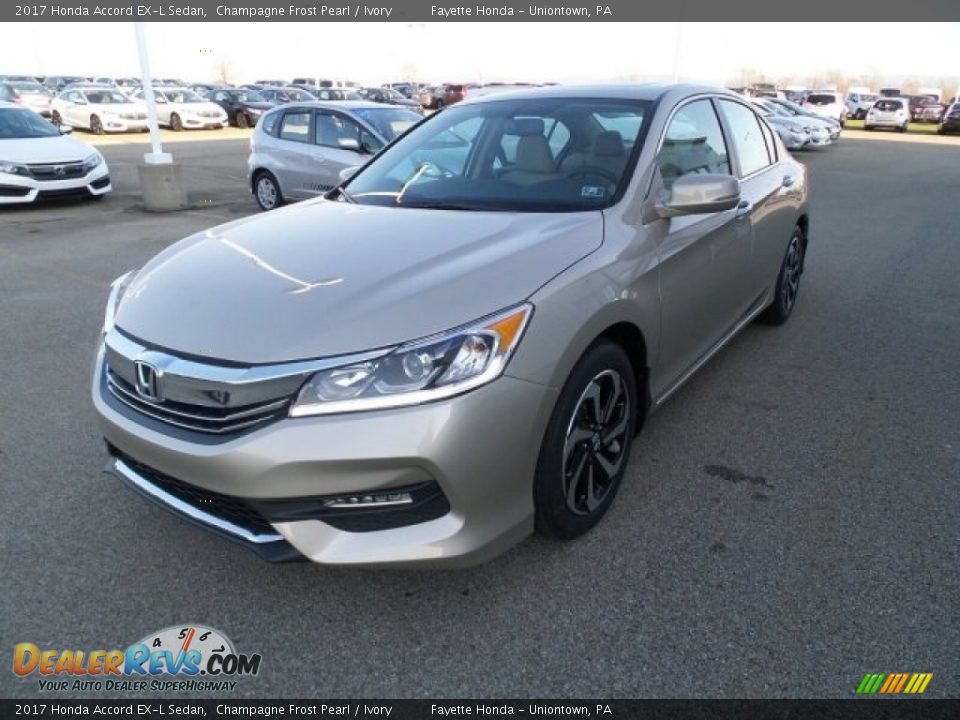 2017 Honda Accord EX-L Sedan Champagne Frost Pearl / Ivory Photo #5