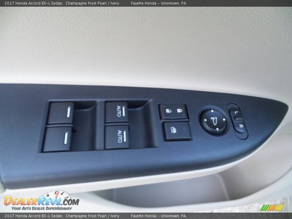 2017 Honda Accord EX-L Sedan Champagne Frost Pearl / Ivory Photo #12