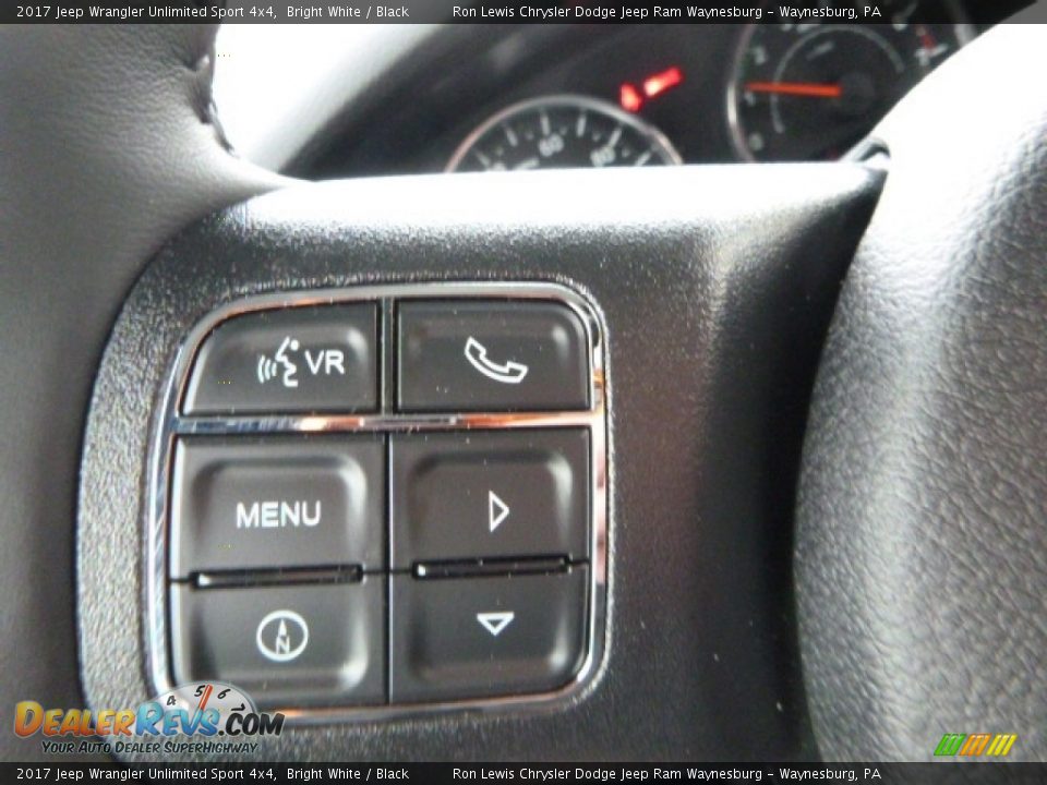2017 Jeep Wrangler Unlimited Sport 4x4 Bright White / Black Photo #13