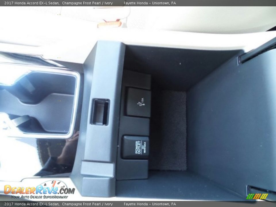 2017 Honda Accord EX-L Sedan Champagne Frost Pearl / Ivory Photo #26