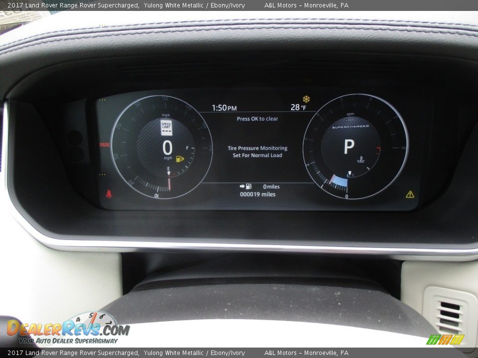 2017 Land Rover Range Rover Supercharged Gauges Photo #20
