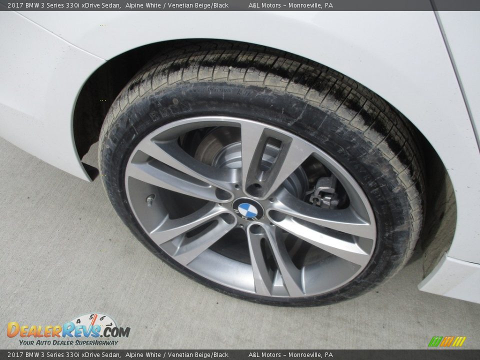 2017 BMW 3 Series 330i xDrive Sedan Alpine White / Venetian Beige/Black Photo #3