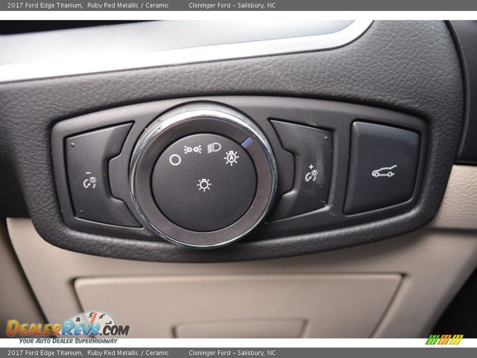 Controls of 2017 Ford Edge Titanium Photo #20