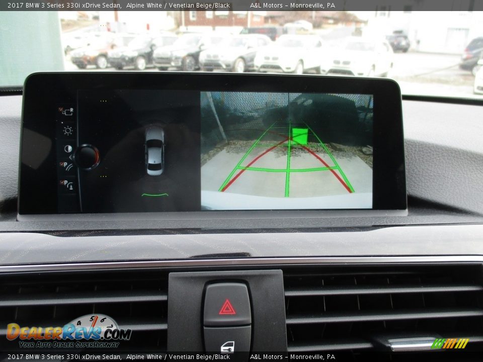 2017 BMW 3 Series 330i xDrive Sedan Alpine White / Venetian Beige/Black Photo #17